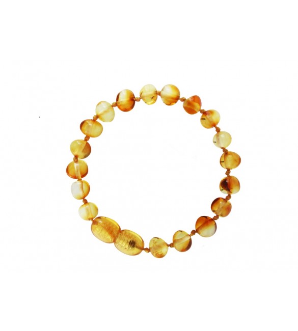 Amber baby Bracelets Polished Honey